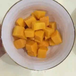 Make Mango chocolate yogurt cup step 1