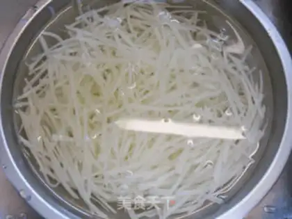 Make Clear the potatoes step 0
