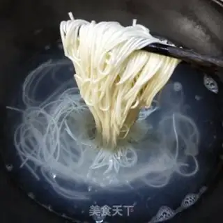 Make Big bone mushroom noodles step 7