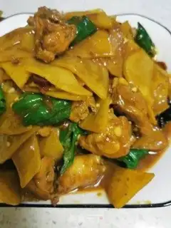 Make Tenzhou chili chicken step 4