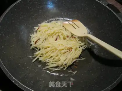 Make Clear the potatoes step 4