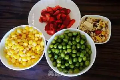 Make Vegetable cereal salad step 1