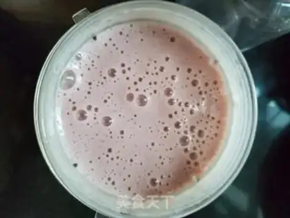 Make Strawberry Banana shake step 6