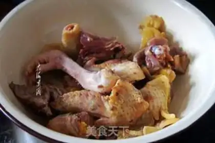 Make Chicken stew mushrooms step 2