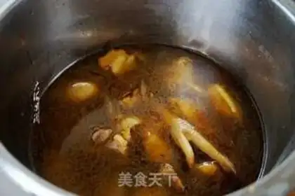Make Chicken stew mushrooms step 4