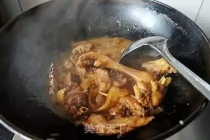 Make Chicken stew mushrooms step 6