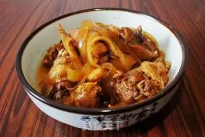 Make Chicken stew mushrooms step 7