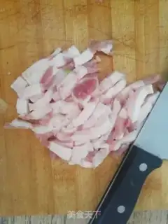 Make Meat-screwed beans step 1