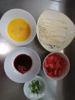 Make Cheese juice, golden mushrooms step 0