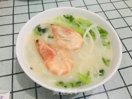 Make Powder rice soup step 5