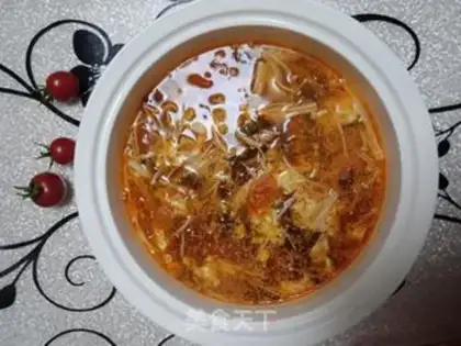 Make Cheese juice, golden mushrooms step 7