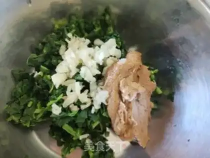 Make Sesame sauce with celery leaves step 8