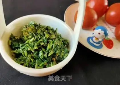 Make Sesame sauce with celery leaves step 11