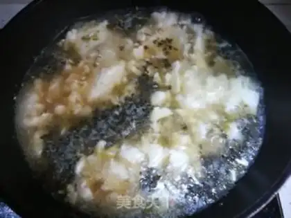 Make Sour tofu soup step 4