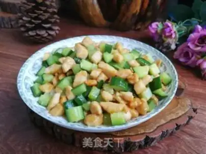 Make cucumber chicken step 5