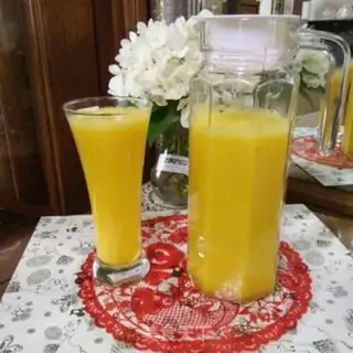 Make Ice mango juice step 8