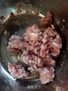 Make Pork celery dumplings step 1