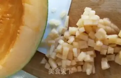 Make Melon ice cream step 8