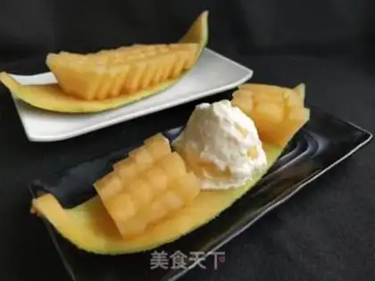 Make Melon ice cream step 11