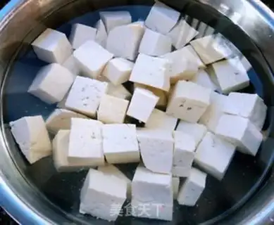 Make Pig blood tofu step 2