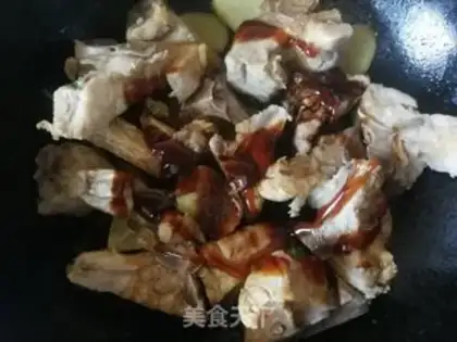 Make Carrot toaded pig neckbone step 6