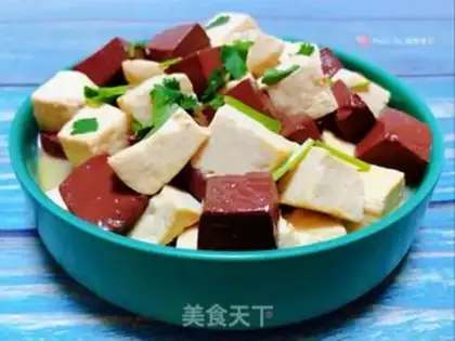 Make Pig blood tofu step 10