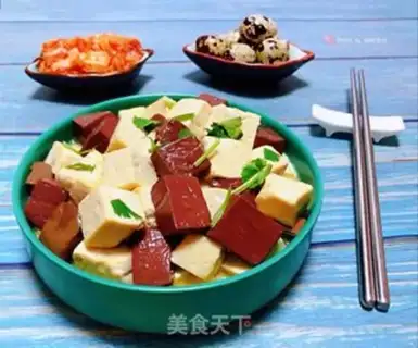 Make Pig blood tofu step 11