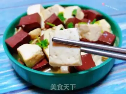 Make Pig blood tofu step 12