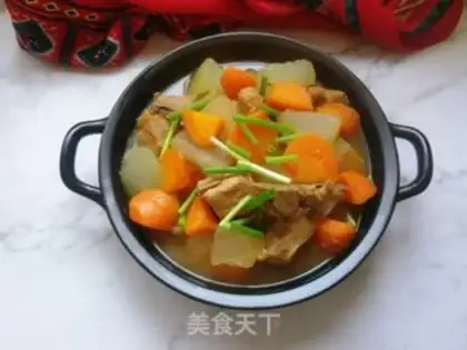 Make Carrot toaded pig neckbone step 15