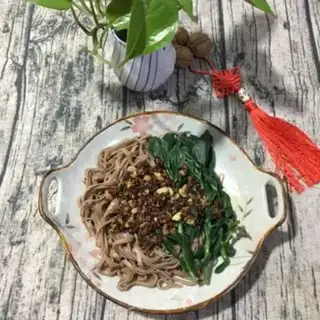 Make Frozen peanut butter with wheat noodles step 4