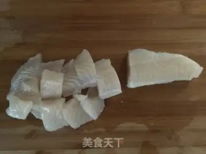 Make Fans steamed dragonfish step 0