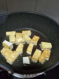 Make Shrimp dry tofu step 3