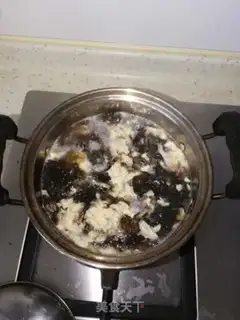 Make Shrimp veggie omelet soup step 3