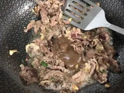 Make Double beef step 5