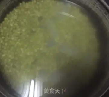 Make Green bean congee step 2
