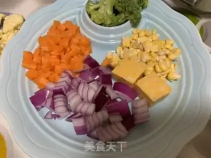 Make Cheese rice step 0