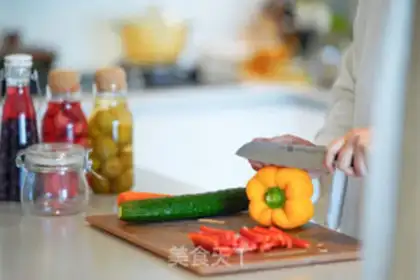 Make Jealousy rainbow vegetables step 1