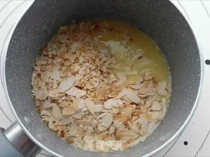 Make Caramel almonds step 9