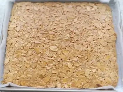 Make Caramel almonds step 13