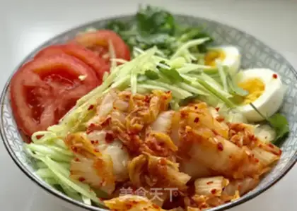 Make Cold noodles step 1
