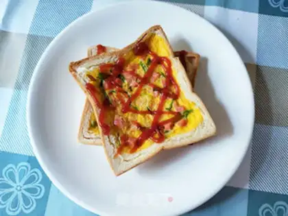Make Toast omelet step 9