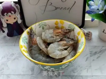 Make Garlic shrimp step 0