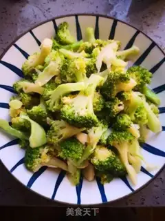 Make Garlic broccoli step 7