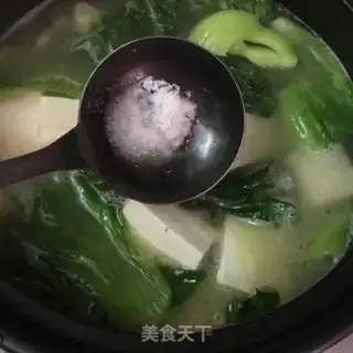 Make Mustard tofu fish soup step 10