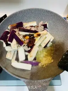 Make Meat and eggplant step 2