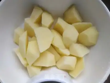 Make Potatoes for bean beanballs step 0