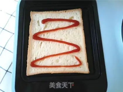 Make Ham egg sandwich step 4