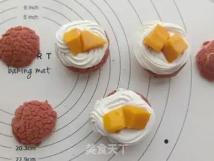 Make Mango souffle puff step 14