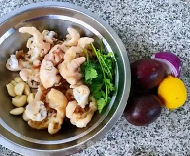 Make Porridge lemon chicken claws step 5