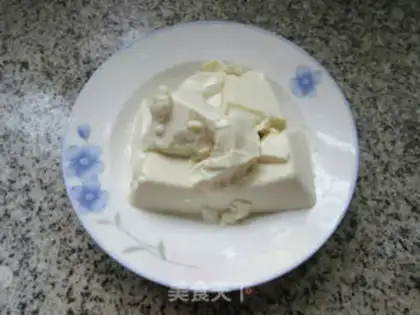Make Egg abalone tofu step 2